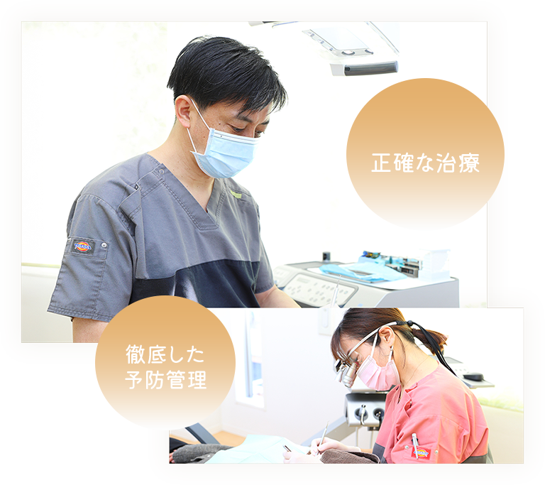 将来を見据えた治療と予防で一生おいしく食事ができる健康な歯へ